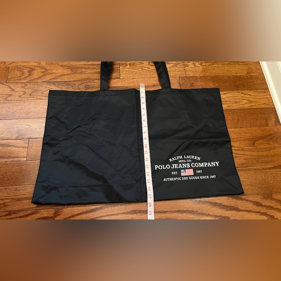 RARE- Polo Sports Extra Large Nylon Shopping Tote Bag - Navy - Picture 5 of 6